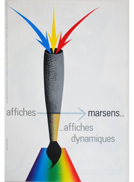 Erik Nitsche. Affiches Marsens. 1958.