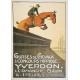 M. de Rahm. Courses de chevaux, Yverdon. 1910.