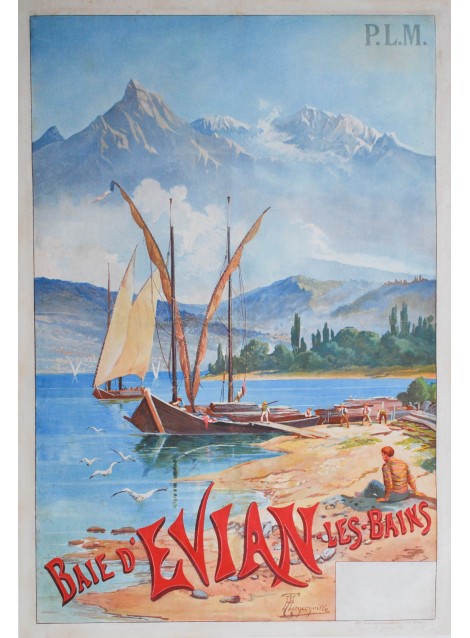 EVIAN-LES-BAINS, TANCONVILLE, 1895