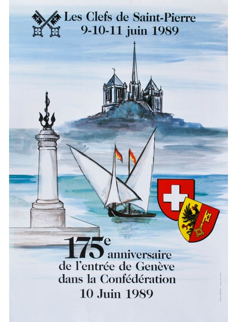 Rudi Wälti. Les Clefs de Saint-Pierre, Genève. 1989.