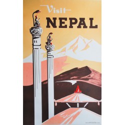Visit Nepal. Vers 1950.