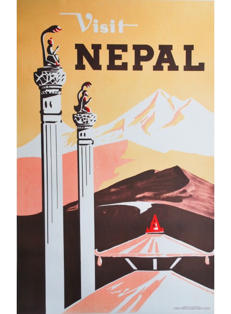 Visit Nepal. Vers 1950.