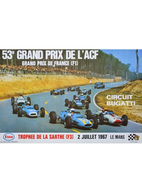 Delourmel. 53e Grand Prix de l'ACF, Grand Prix de France (ACF)., Le Mans. 1967.