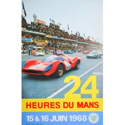 André Delourmel. 24 Heures du Mans. 2 affiches. 1968.