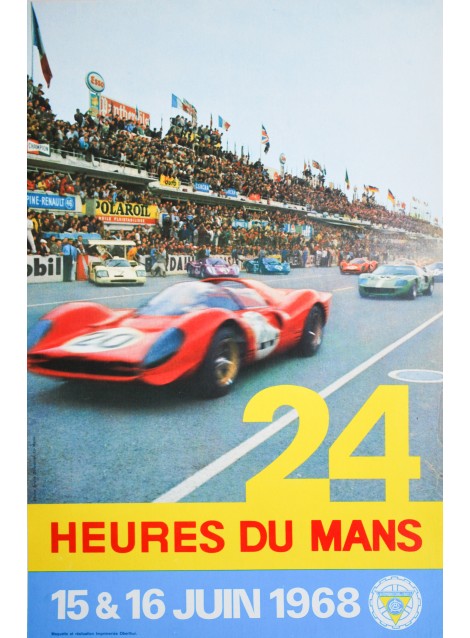 André Delourmel. 24 Heures du Mans. 1968.