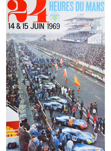 André Delourmel. 24 Heures du Mans. 1969.