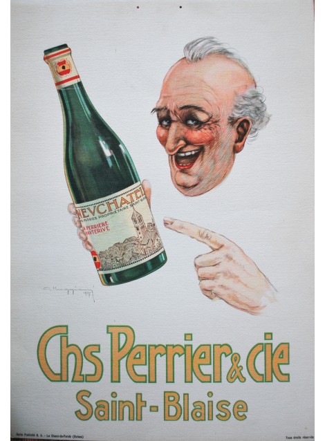 Giorgio Muggiandi. Chs Perrier, Saint-Blaise. 1927.