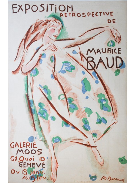 Maurice Barraud. Exposition Maurice Baud. 1916.