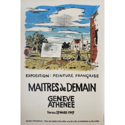 Roland Oudot. Maîtres de demain, Genève. 1947