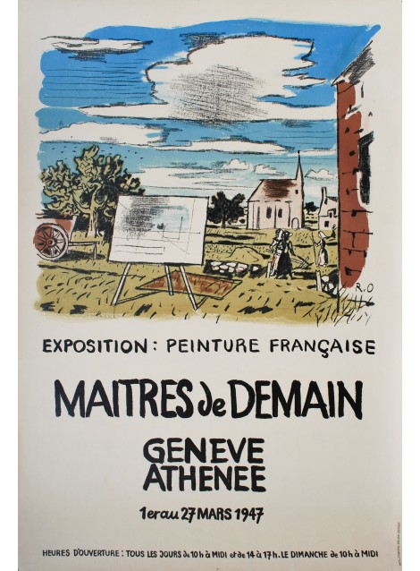 Roland Oudot. Maîtres de demain, Genève. 1947