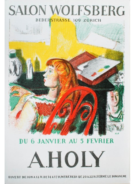 Adrien Holy. Ausstellung Salon Wolfsberg, Zürich. 1949.