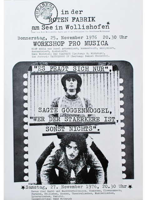 Ernst und Ursula Hiestand. Workshop Pro Musica. 1976.