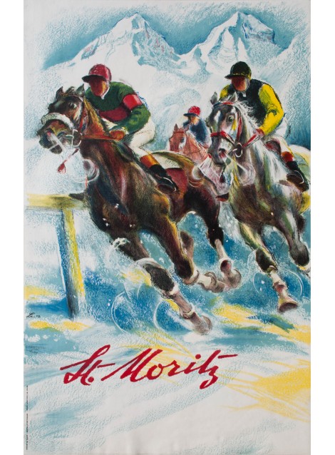 ST. MORITZ, HUGO LAUBI, 1952