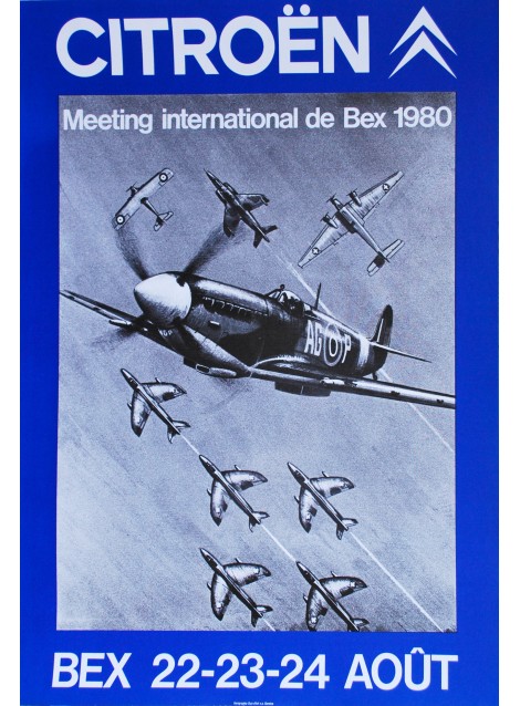 Gérard de Bernardis. Meeting Bex. 1980.
