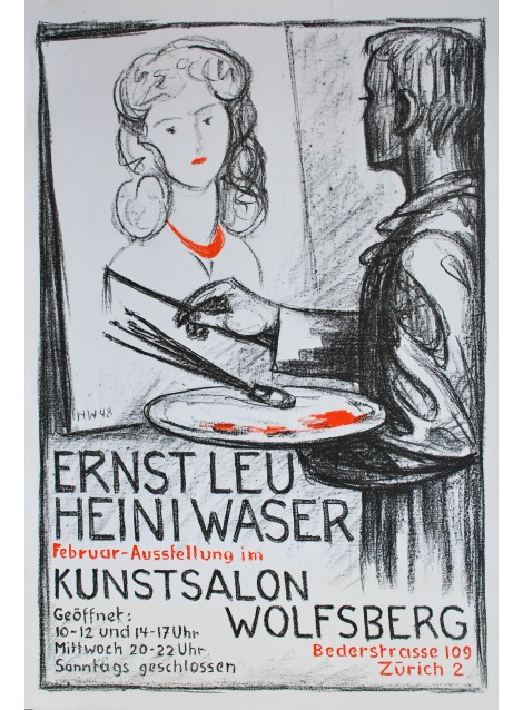 Heini Waser. Ernst Leu. Kunstsalon Wolfsberg Zürich. 1948.