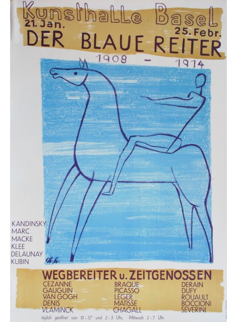 Charles Hindenlang. Der Blaue Reiter. 1950.