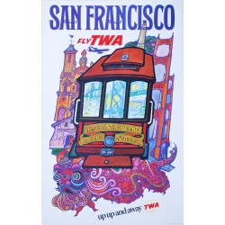 David Klein. San Francisco TWA. Vers 1960.