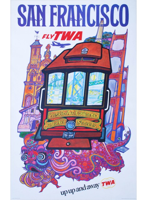 SAN FRANCISCO TWA, DAVID KLEIN, 1958