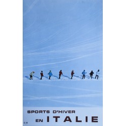 Sports d'hiver en Italie. 1965.