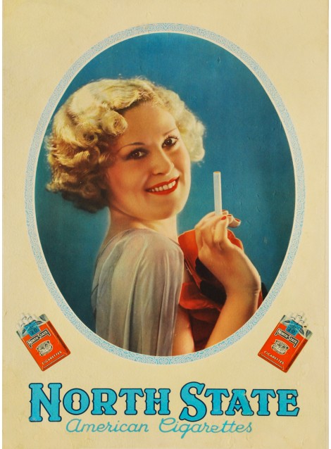 North State. American Cigarettes. Vers 1925.