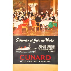 Cunard, votre route sur l'Atlantique. 1939.
