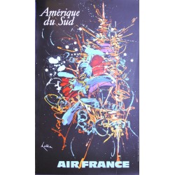 Georges Mathieu. Amérique du Sud, Air France. 1967.