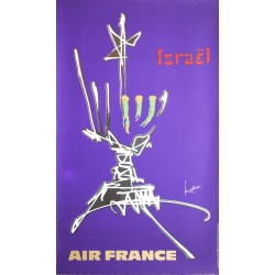 Georges Mathieu. Israël, Air France. 1967