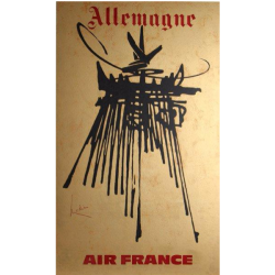 Georges Mathieu. Allemagne, Air France. 1967.