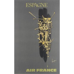 Georges Mathieu. Espagne, Air France. 1967