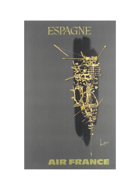 Georges Mathieu. Espagne, Air France. 1967