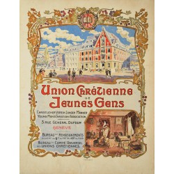 Union chrétienne de jeunes gens. Genève. Vers 1900.