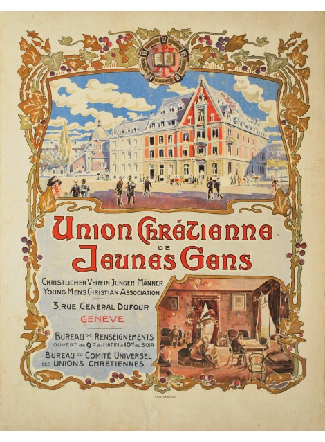 Union chrétienne de jeunes gens. Genève. Vers 1900.