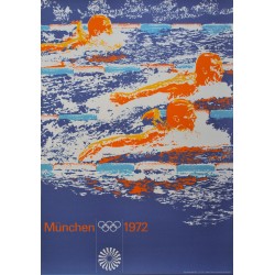Otl Aicher. Herbert Graaf (photo). Olympische Spiele München. 1972.