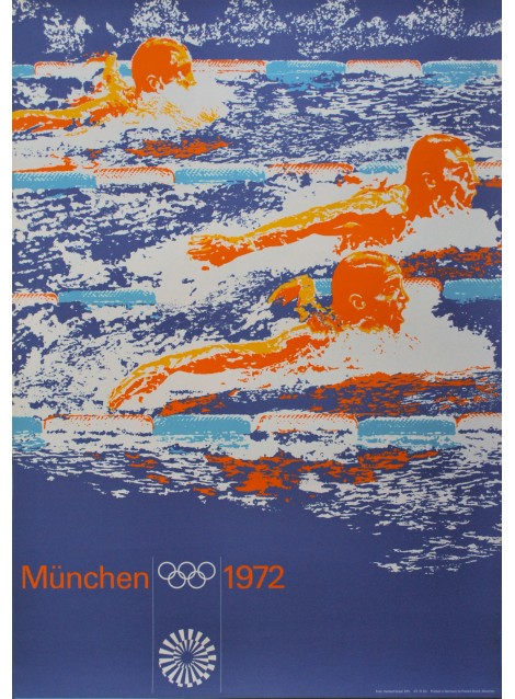 Otl Aicher. Herbert Graaf (photo). Olympische Spiele München. 1972.