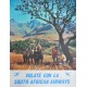 Volate con la South African Airways. Vers 1970.