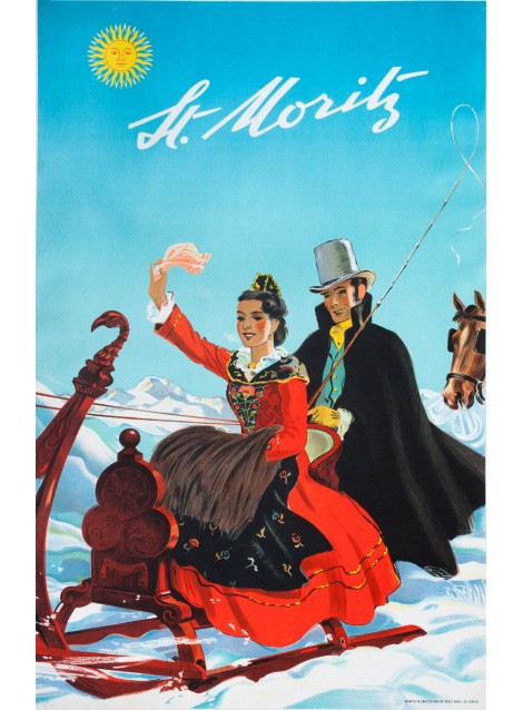 ST. MORITZ, HUGO LAUBI, 1944