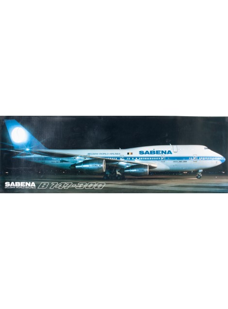 Sabena. Boeing 747-300. 1986.