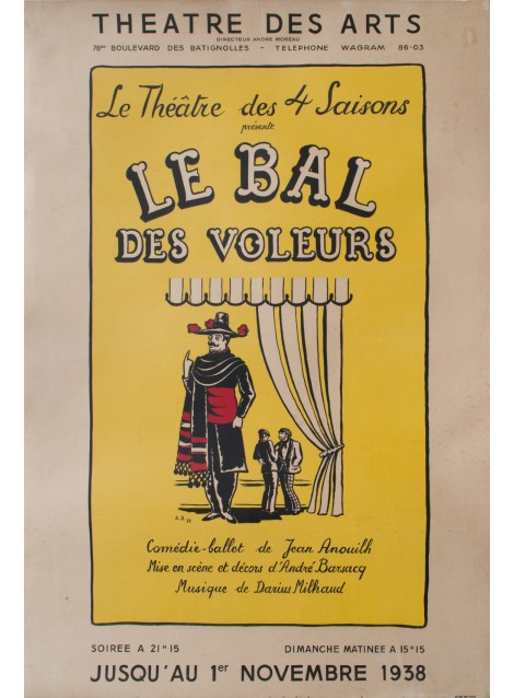 André Barsacq. Le Bal de voleurs, Jean Anouilh. 1938.
