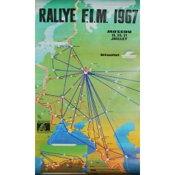 Rallye F.I.M., Moscou. Juillet 1967.