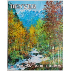 Jack Laycox. Denver. Delta Air Lines. Vers 1970.