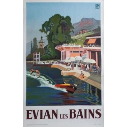 Lucien Péri. Evian-les-Bains PLM. 1929.