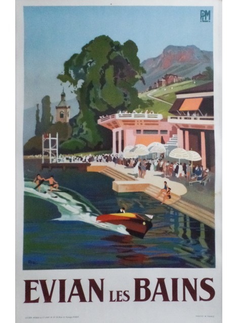 Lucien Péri. Evian-les-Bains. Vers 1935.