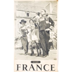 Emeric Feher. France. Danse en Bretagne. Vers 1945.