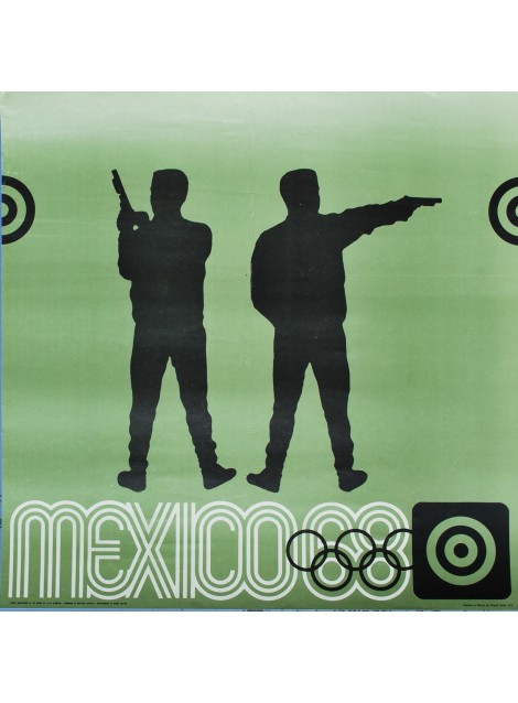 Lance Wyman. Mexico 68. Tir. 1968.