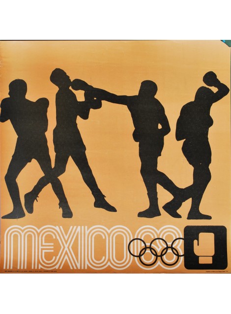 Lance Wyman. Mexico 68. Boxe. 1968.