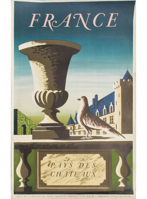 Jean Picart Le Doux. France, Pays des châteaux. 1950.