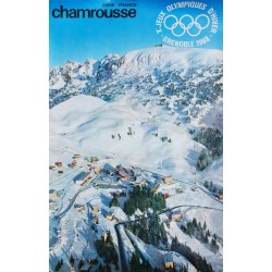 Alain Perceval. Chamrousse. Jeux olympiques d'hiver, Grenoble. 1968.