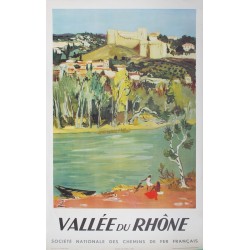 Yves Brayer. Vallée du Rhône SNCF. 1954.