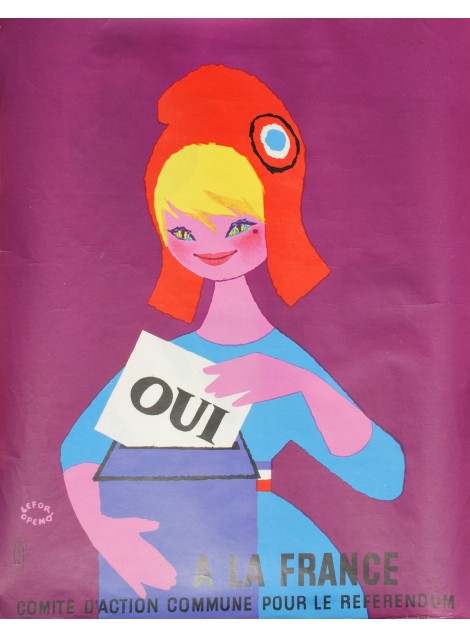 Lefor-Openo. Oui à la France. 1958.