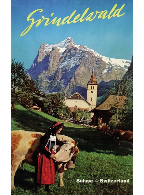 E. Schudel. Grindelwald. 1950.